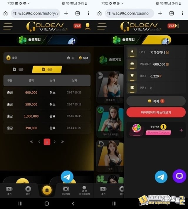 골든뷰 먹튀제보